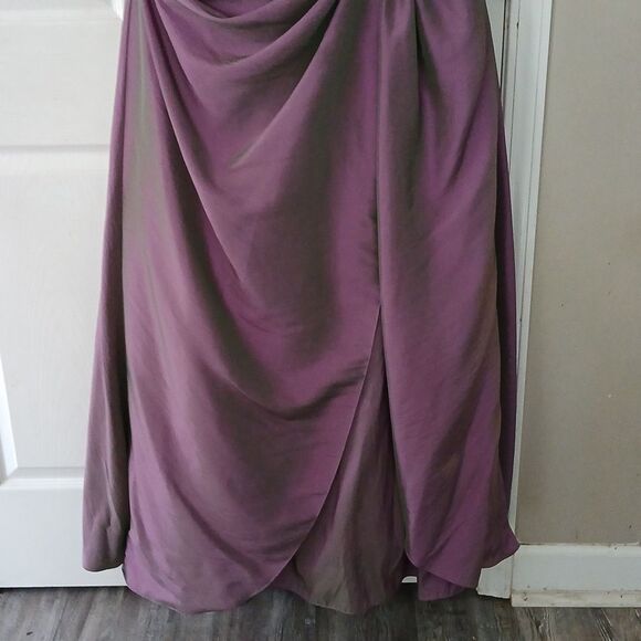 Maggie Sottero Flirt Purple beaded Pageant Prom Dress Sz 18 EUC - Picture 2 of 11
